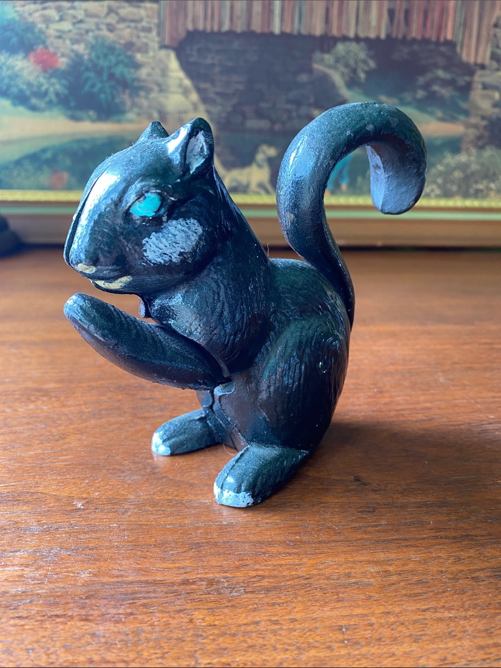 Vintage Cast Iron Squirrel Nutcracker